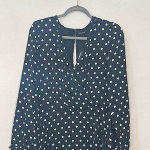 Polkadot Dress Black Express